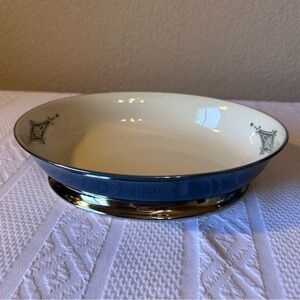 Vintage Flintridge China‎ Flat Bottom Serving Dish Bowl Made in California 10X8